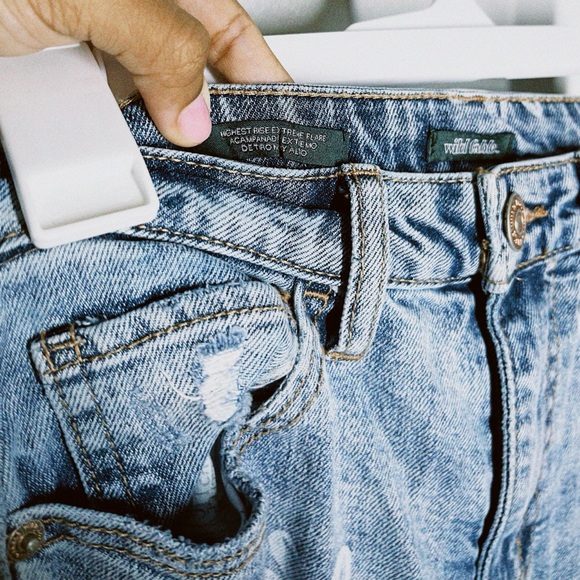 Wild Fable Flower Flare Jeans - Picture 7 of 7